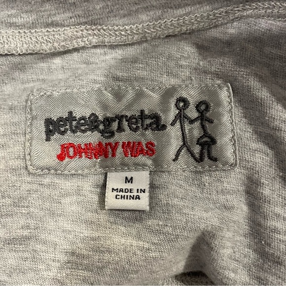 Johnny Was Pete & Greta Libby Mixed Media Top | Silk and Cotton - Picture 9 of 10